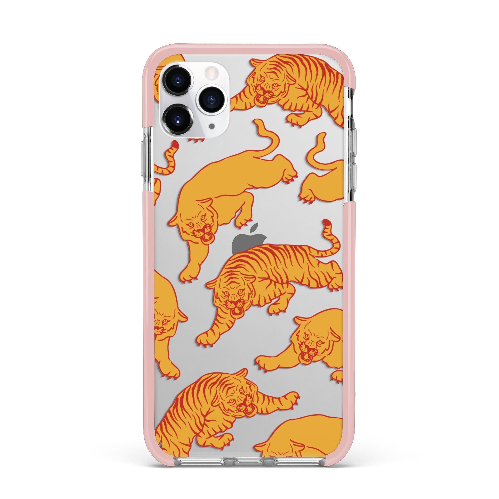 Tiger iPhone 11 Pro Max Impact Pink Edge Case