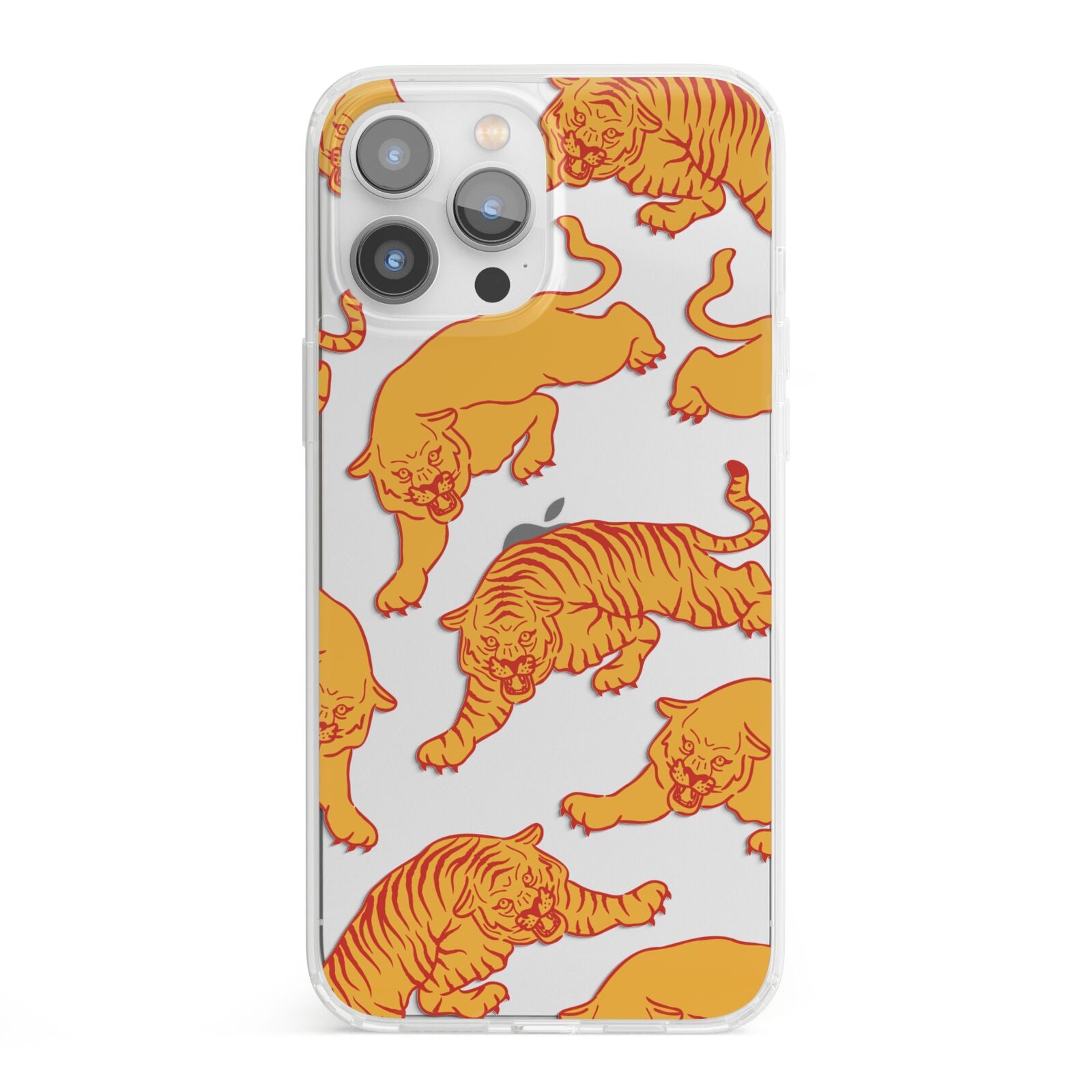Tiger iPhone 13 Pro Max Clear Bumper Case