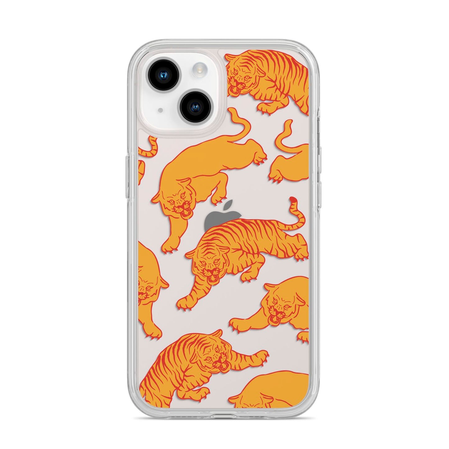 Tiger iPhone 14 Clear Tough Case Starlight