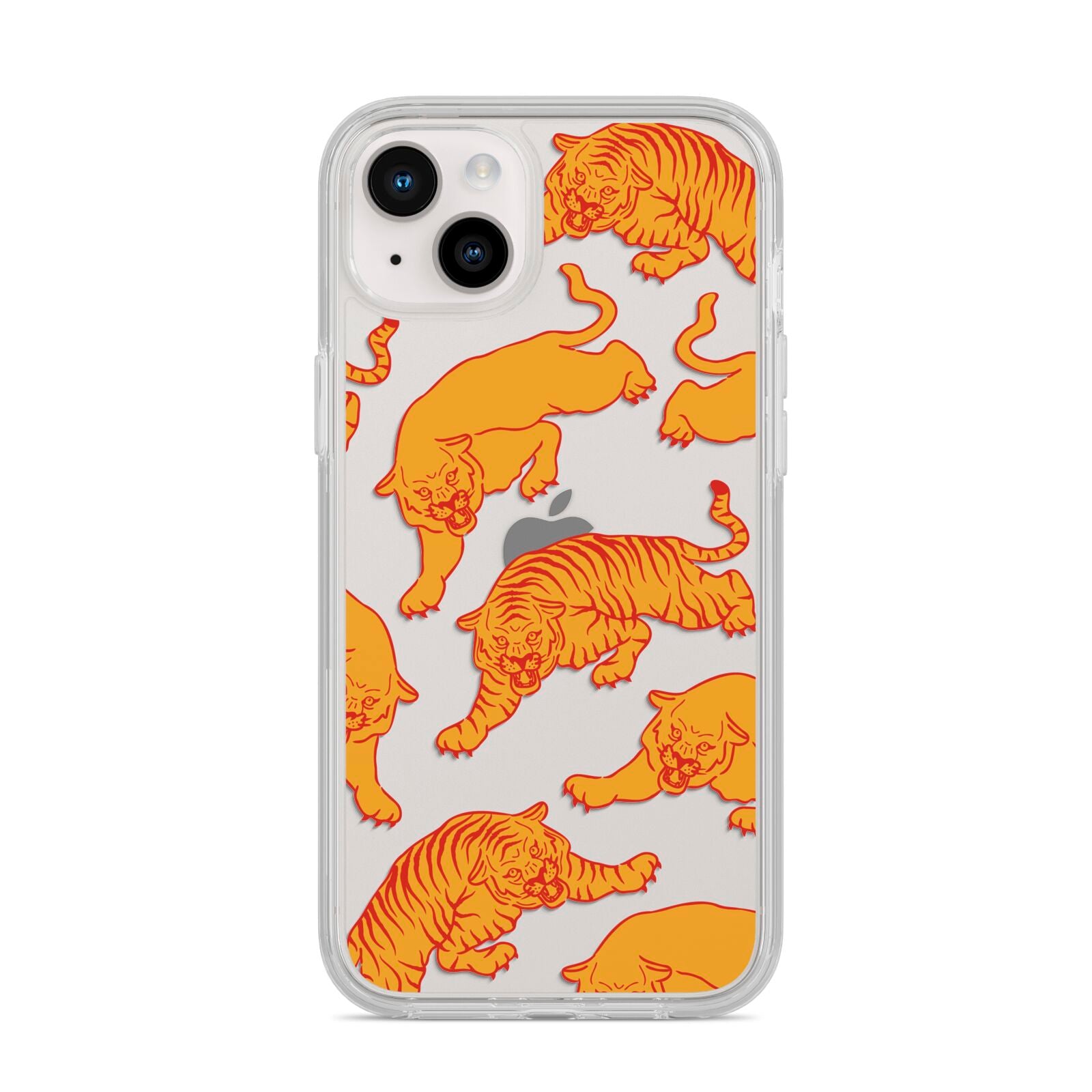 Tiger iPhone 14 Plus Clear Tough Case Starlight