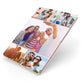 Tile Photo Collage Upload Apple iPad Case on Rose Gold iPad Side View