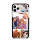 Tile Photo Collage Upload Apple iPhone 11 Pro in Silver with Black Impact Case