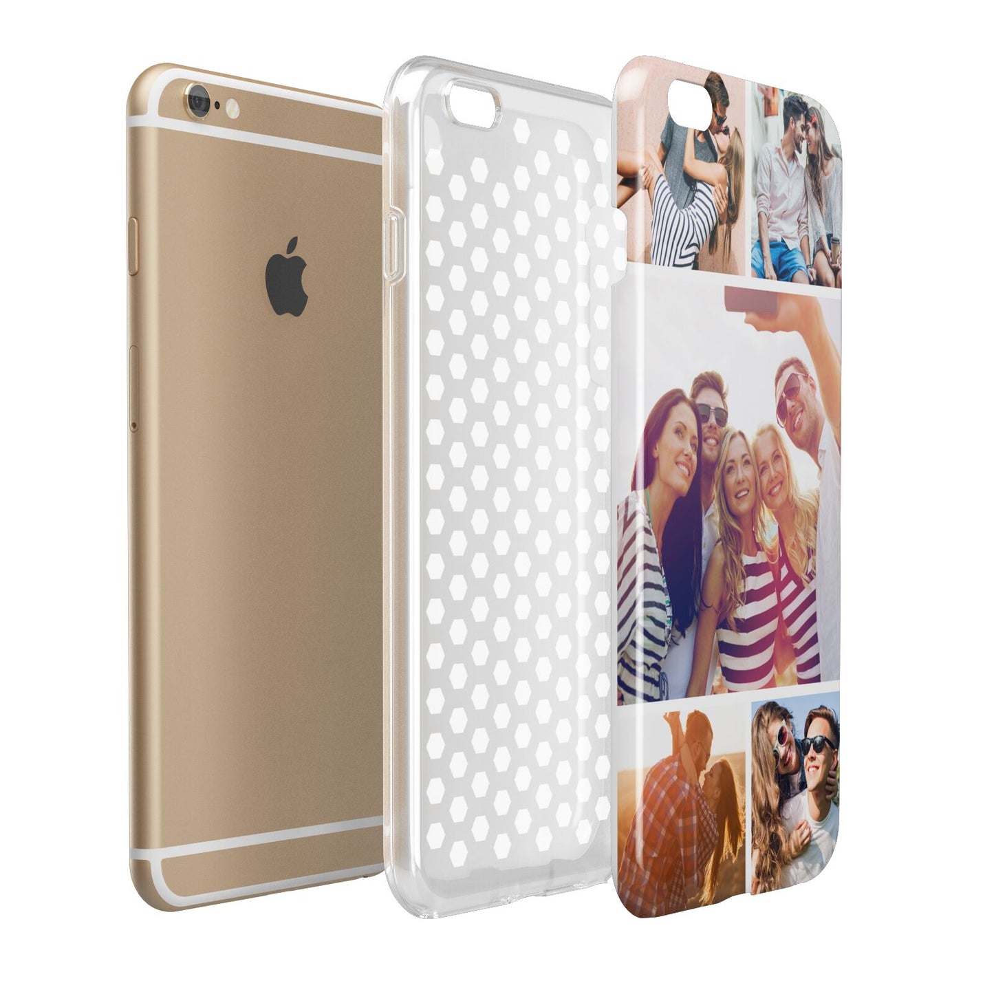Tile Photo Collage Upload Apple iPhone 6 Plus 3D Tough Case Expand Detail Image