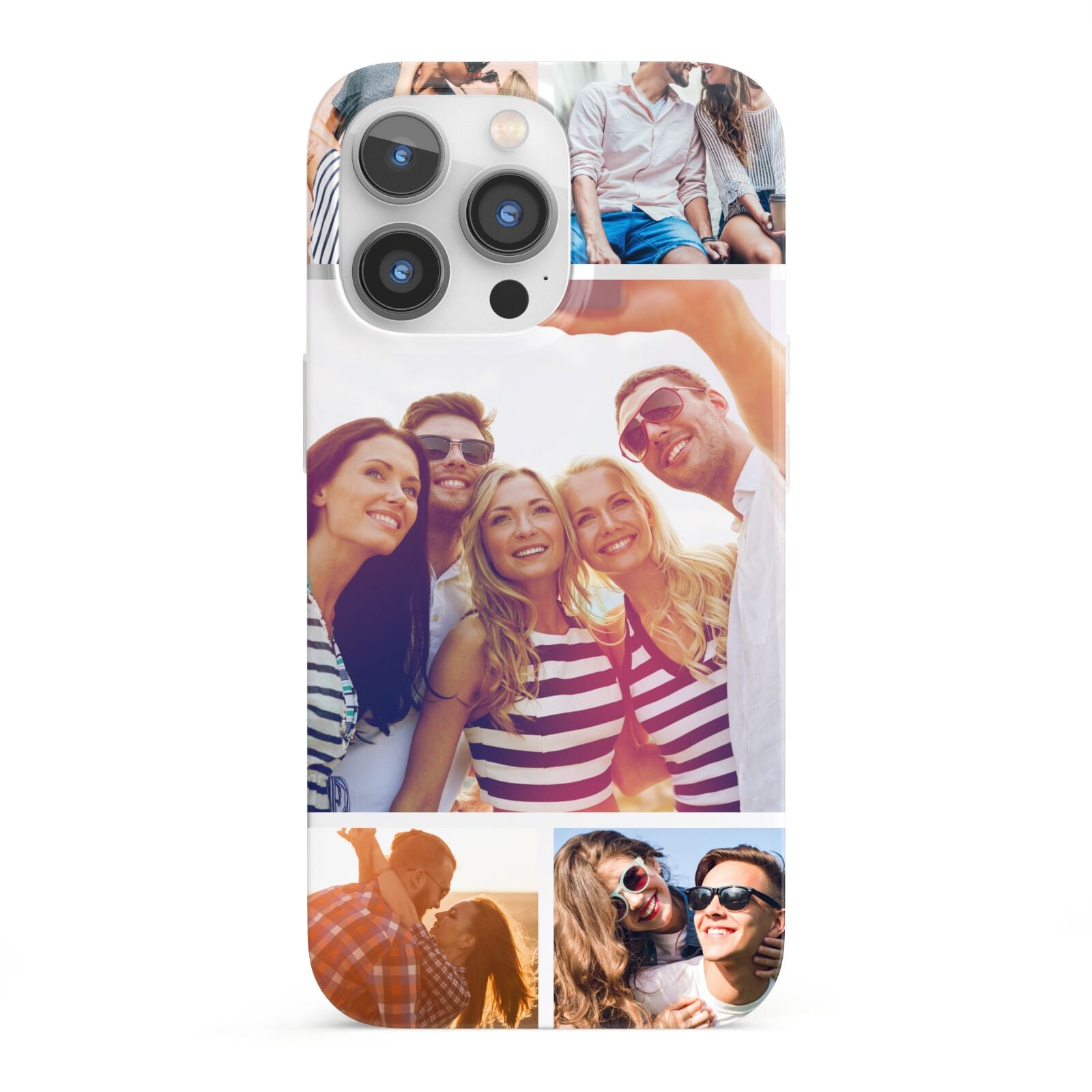 Tile Photo Collage Upload iPhone 13 Pro Full Wrap 3D Snap Case