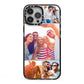 Tile Photo Collage Upload iPhone 13 Pro Max Black Impact Case on Silver phone