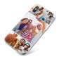 Tile Photo Collage Upload iPhone X Bumper Case on Silver iPhone