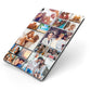 Tiled Photo Montage Upload Apple iPad Case on Grey iPad Side View