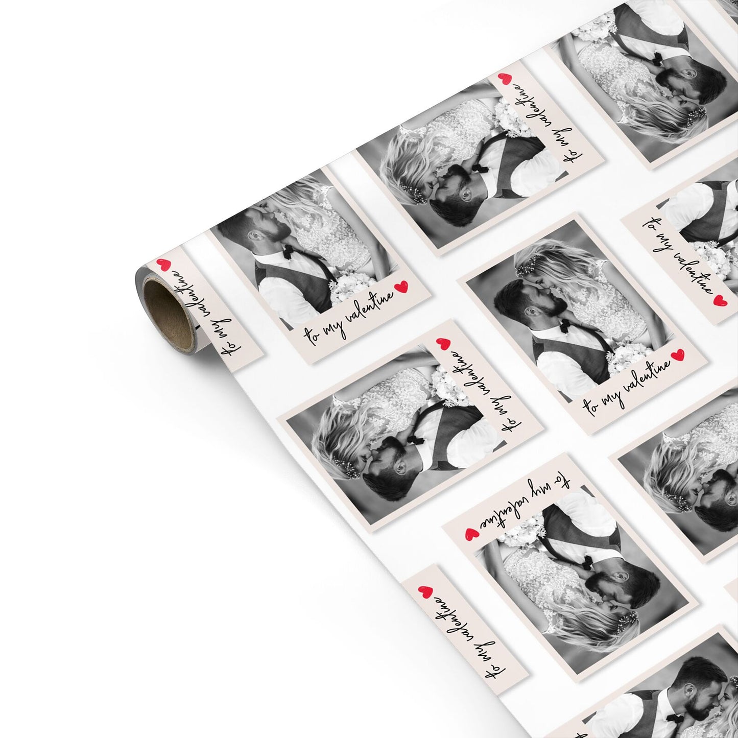 To my Valentine Photo Personalised Gift Wrap