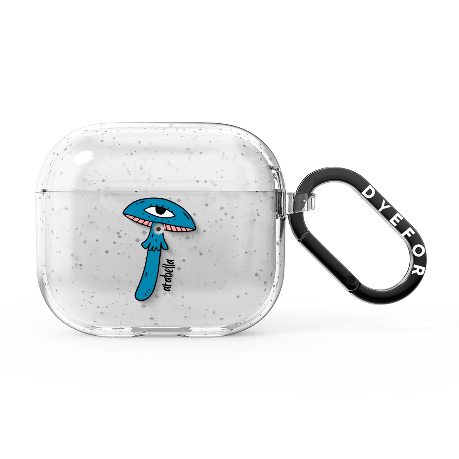 Toadstool Halloween Personalised AirPods Glitter Case 3rd Gen