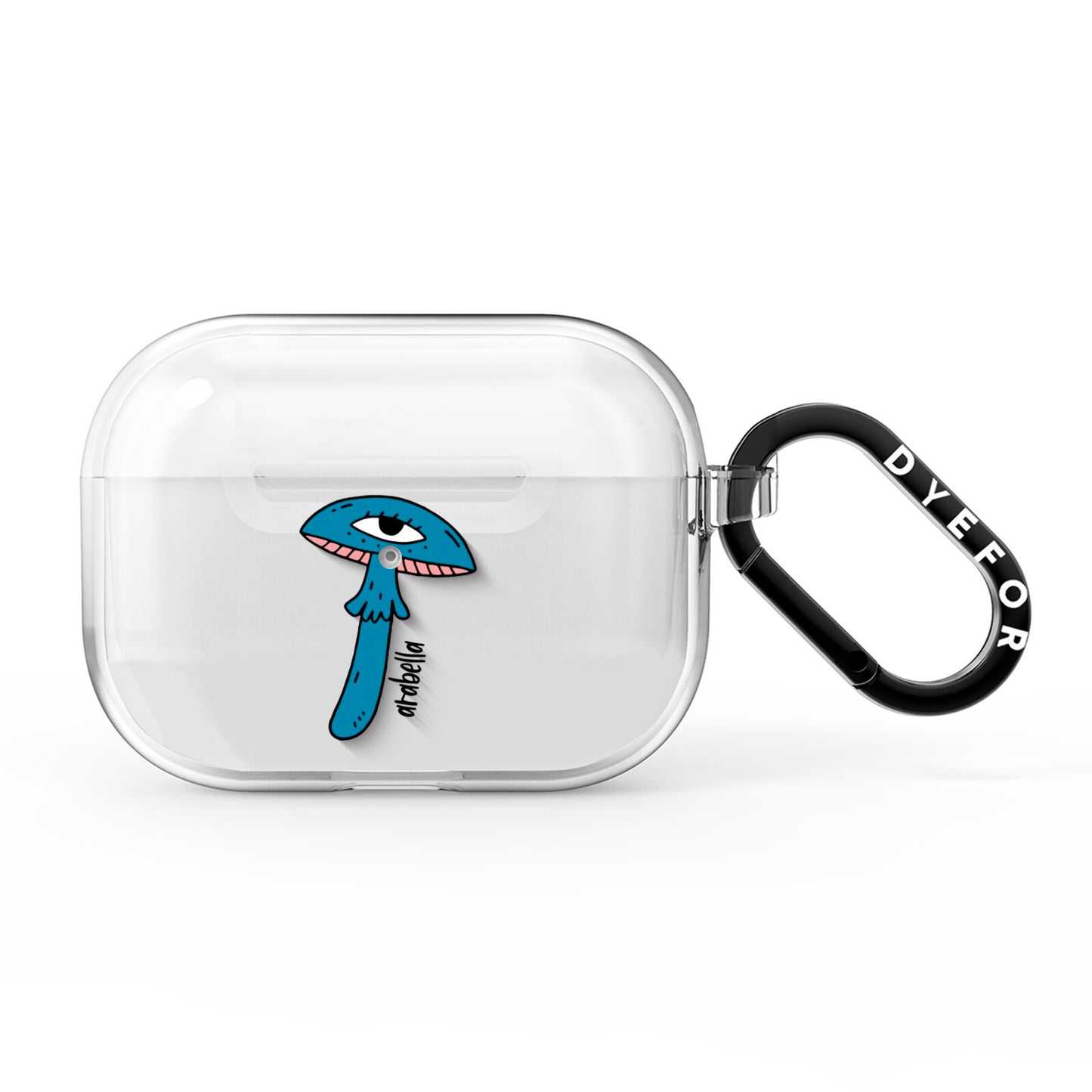 Toadstool Halloween Personalised AirPods Pro Clear Case