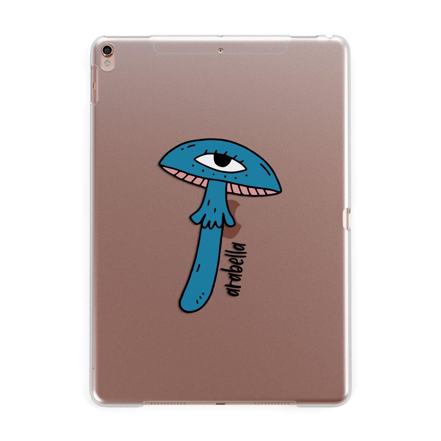Toadstool Halloween Personalised Apple iPad Rose Gold Case