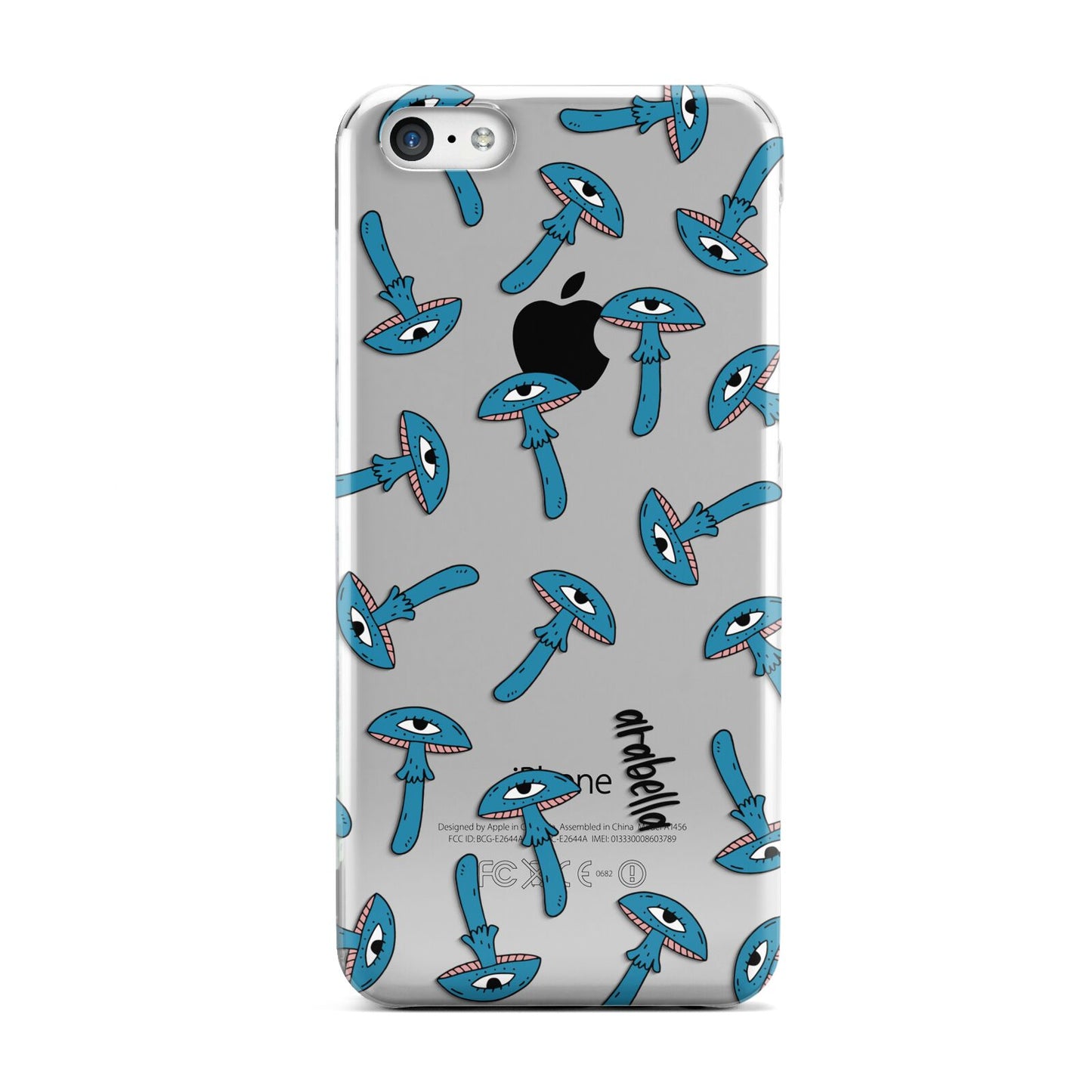 Toadstool Halloween Personalised Apple iPhone 5c Case