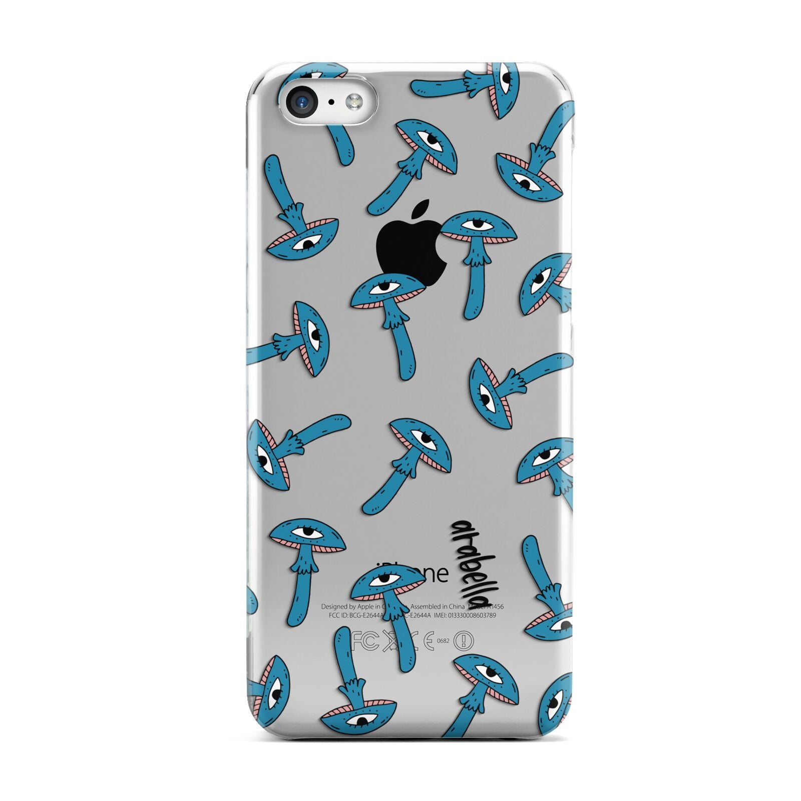 Toadstool Halloween Personalised Apple iPhone 5c Case