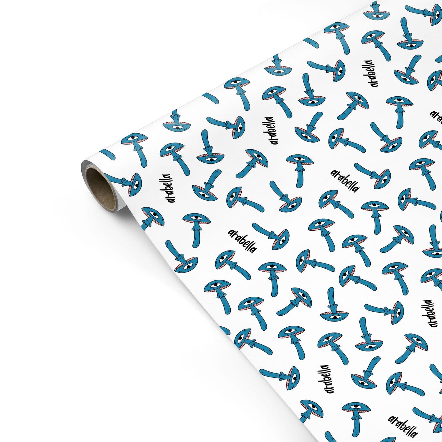 Toadstool Halloween Personalised Personalised Gift Wrap