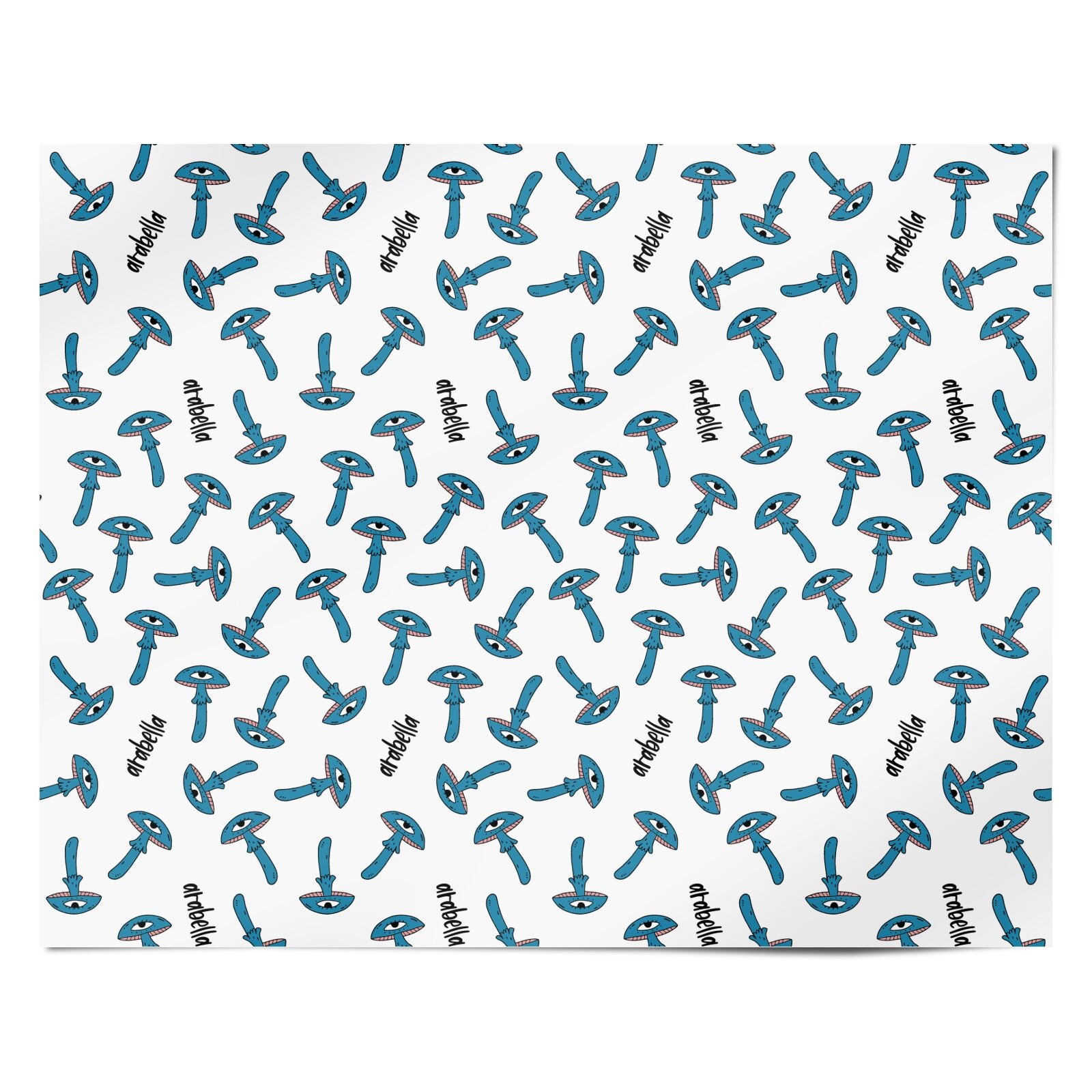 Toadstool Halloween Personalised Personalised Wrapping Paper Alternative