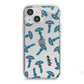 Toadstool Halloween Personalised iPhone 13 Mini TPU Impact Case with White Edges