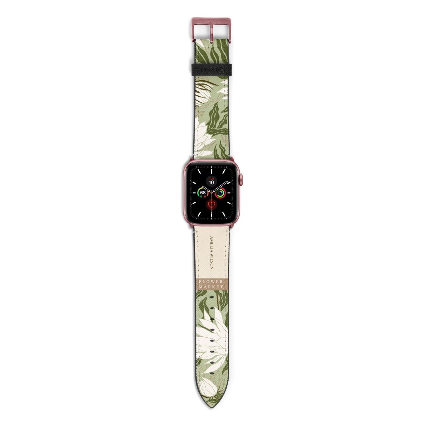 Tokyo Flower Market Apple Watch Strap with Rose Gold Hardware