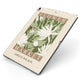 Tokyo Flower Market Apple iPad Case on Grey iPad Side View