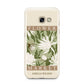 Tokyo Flower Market Samsung Galaxy A3 2017 Case on gold phone