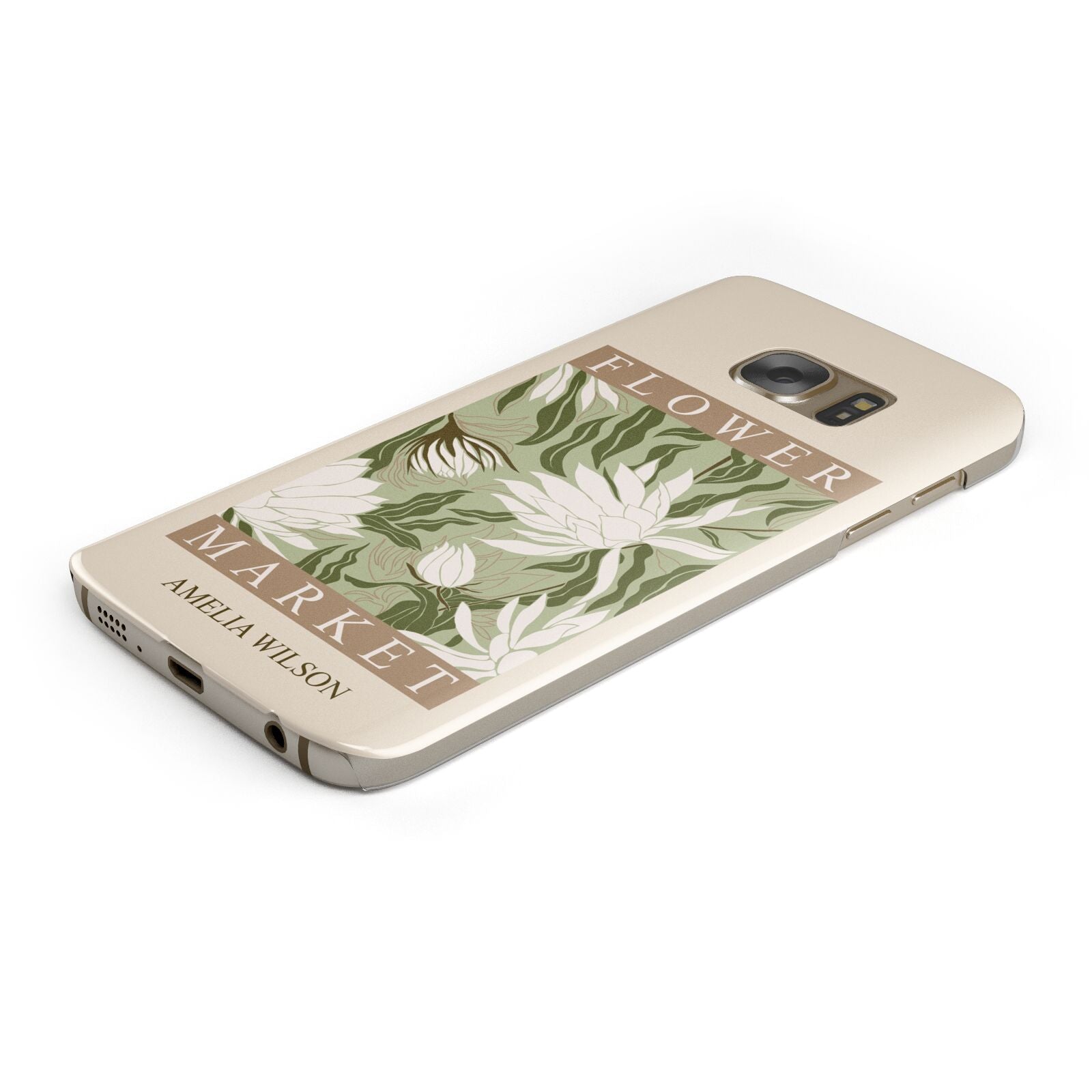 Tokyo Flower Market Samsung Galaxy Case Bottom Cutout