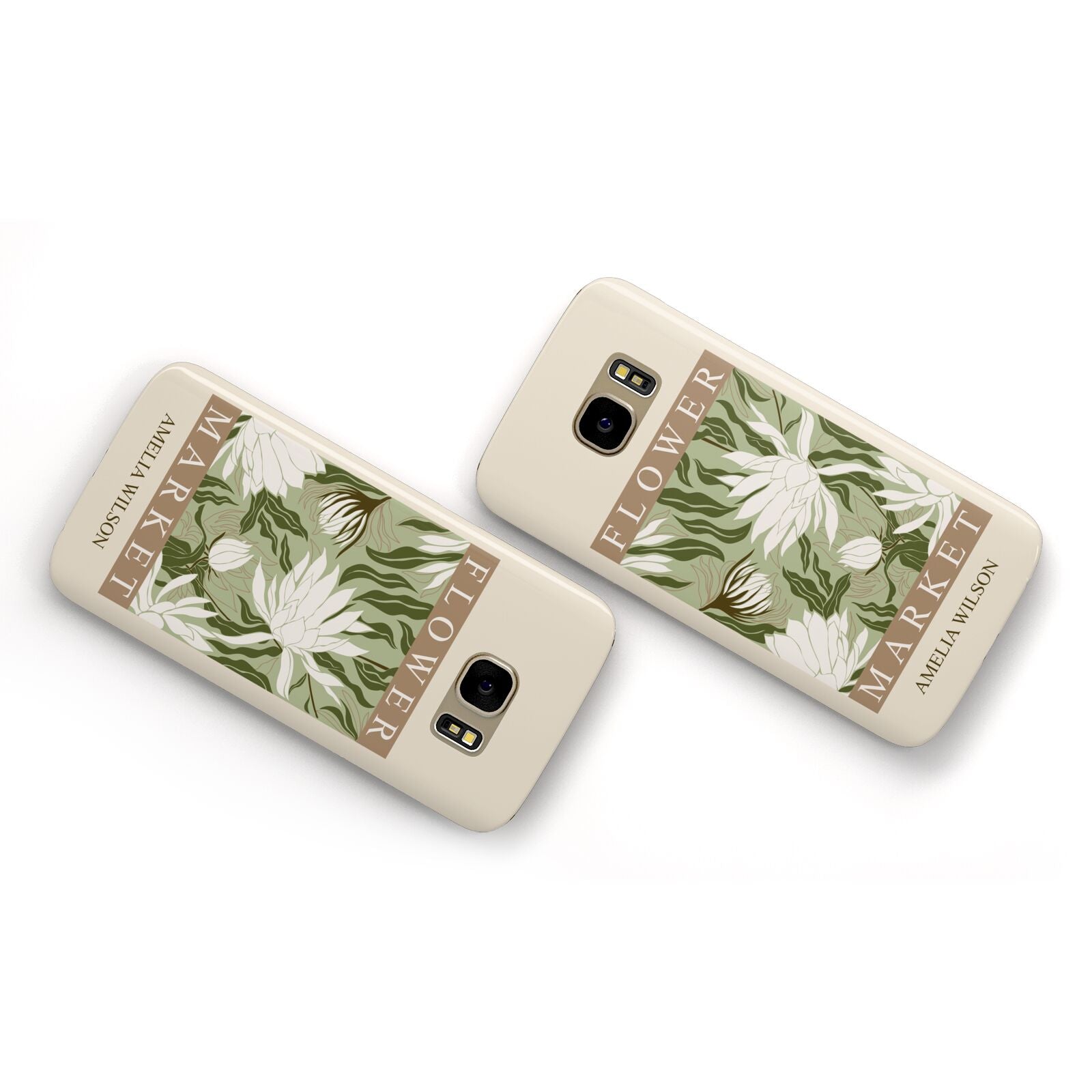 Tokyo Flower Market Samsung Galaxy Case Flat Overview