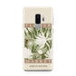 Tokyo Flower Market Samsung Galaxy S9 Plus Case on Silver phone