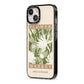 Tokyo Flower Market iPhone 13 Black Impact Case Side Angle on Silver phone