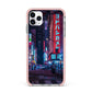 Tokyo Neon City iPhone 11 Pro Max Impact Pink Edge Case