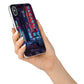 Tokyo Neon City iPhone X Bumper Case on Silver iPhone Alternative Image 2