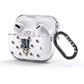 Top Hat Skull AirPods Glitter Case 3rd Gen Side Image
