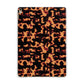 Tortoise Shell Pattern Apple iPad Gold Case