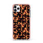 Tortoise Shell Pattern iPhone 11 Pro Max Impact Pink Edge Case