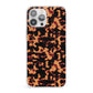 Tortoise Shell Pattern iPhone 13 Pro Max Clear Bumper Case