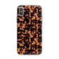 Tortoise Shell Pattern iPhone X Bumper Case on Silver iPhone Alternative Image 1