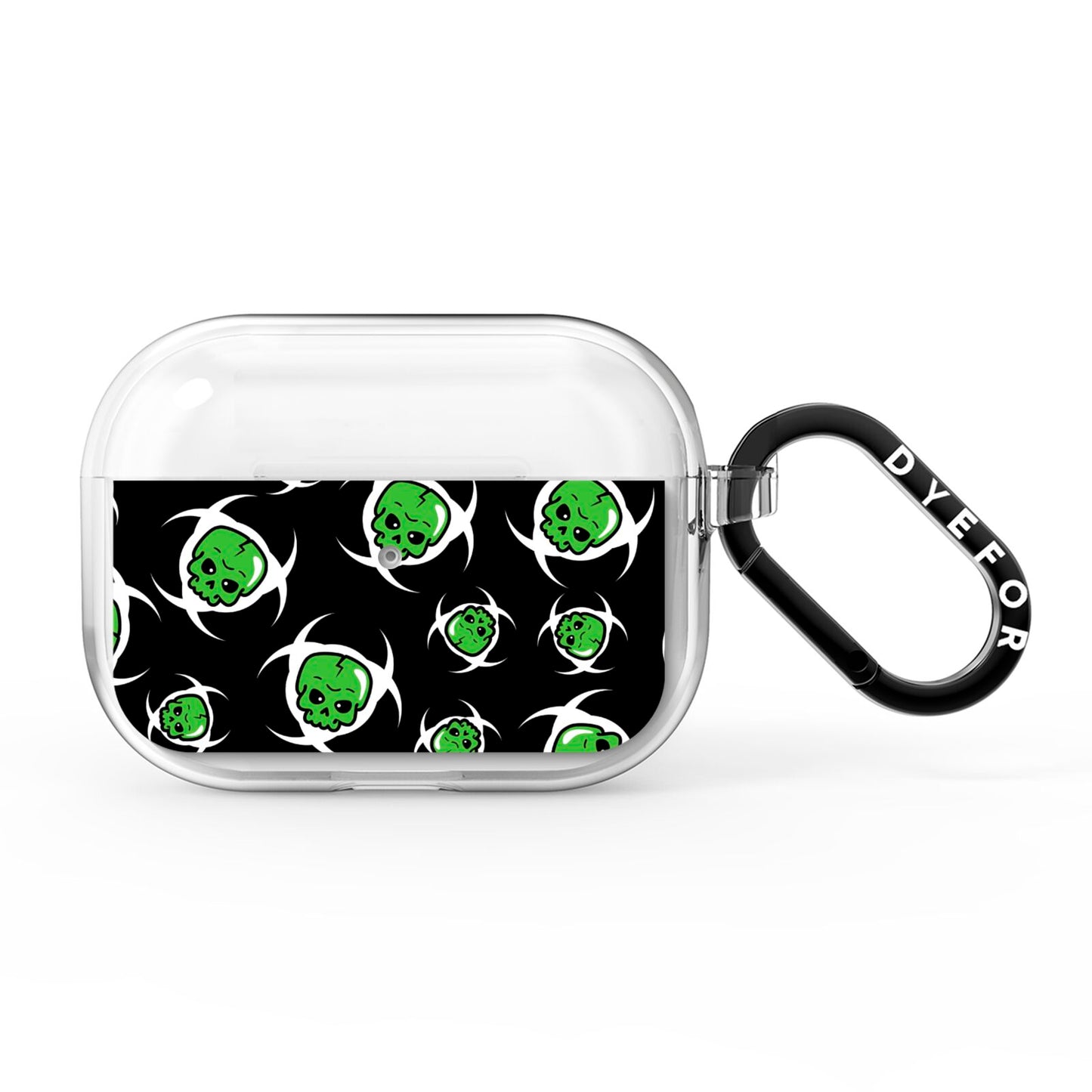 Toxic Skulls AirPods Pro Clear Case