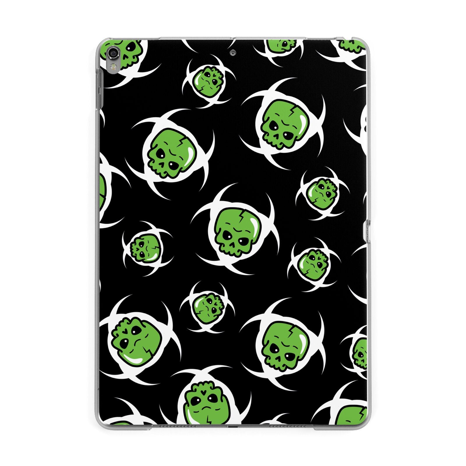 Toxic Skulls Apple iPad Grey Case