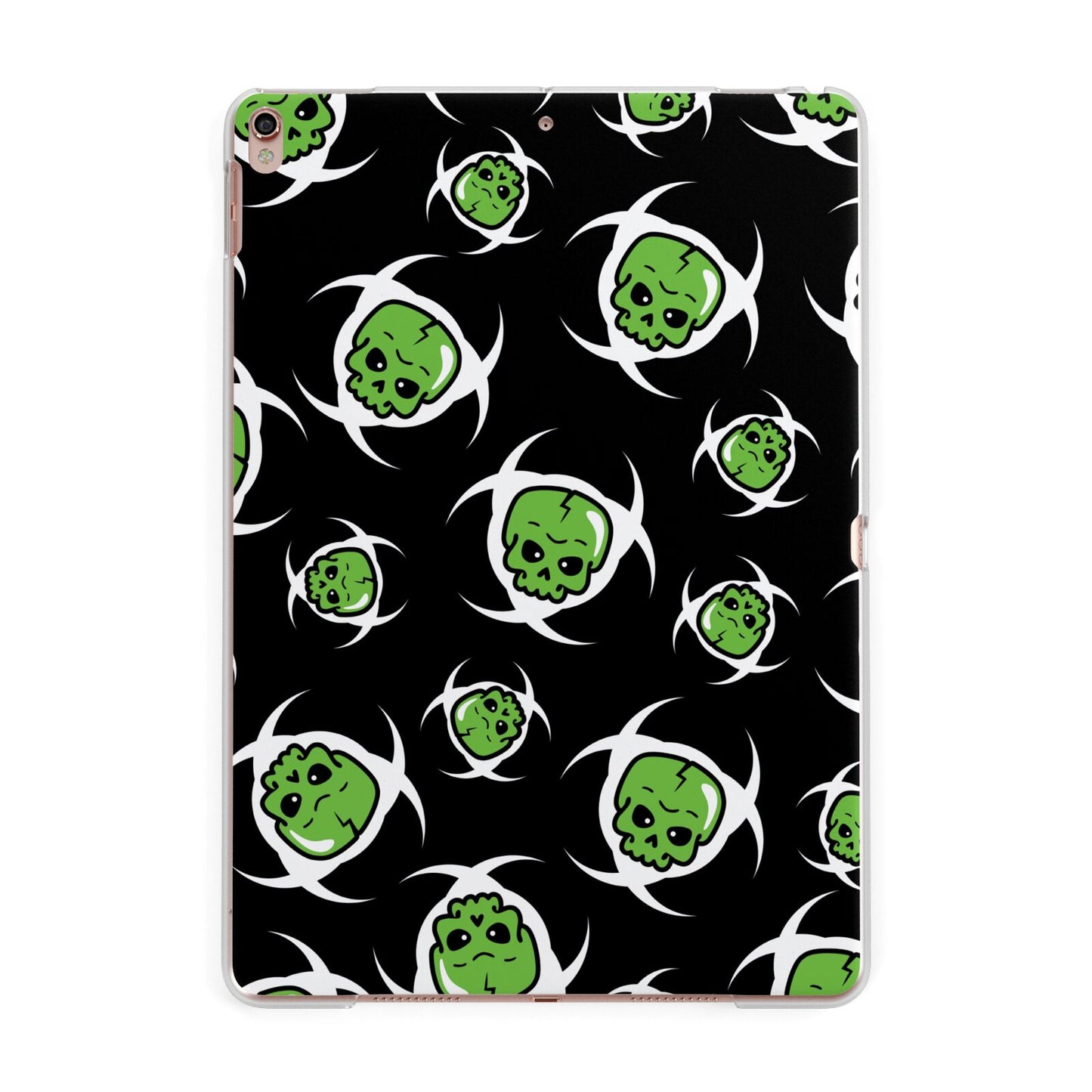 Toxic Skulls Apple iPad Rose Gold Case