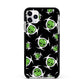Toxic Skulls Apple iPhone 11 Pro Max in Silver with Black Impact Case