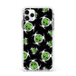 Toxic Skulls Apple iPhone 11 Pro Max in Silver with White Impact Case