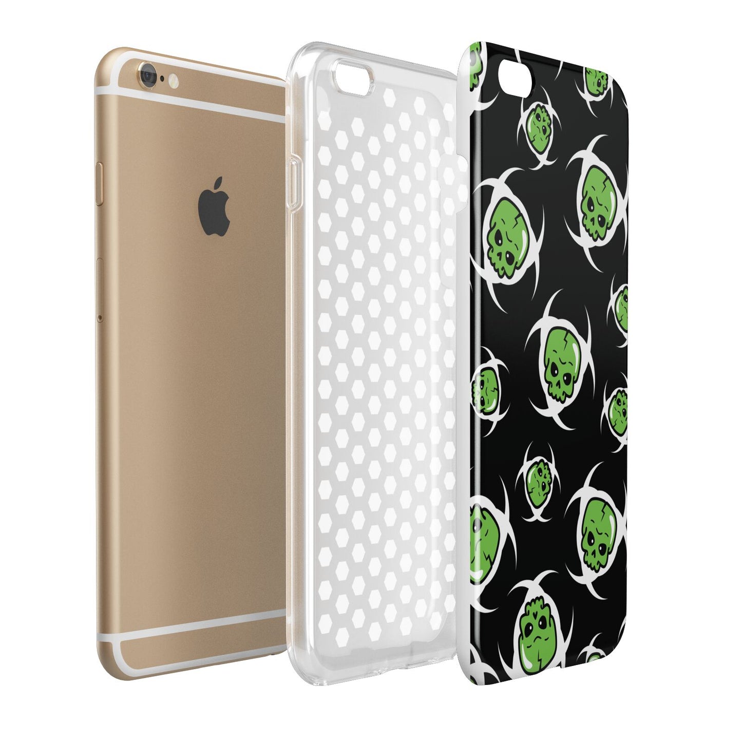 Toxic Skulls Apple iPhone 6 Plus 3D Tough Case Expand Detail Image
