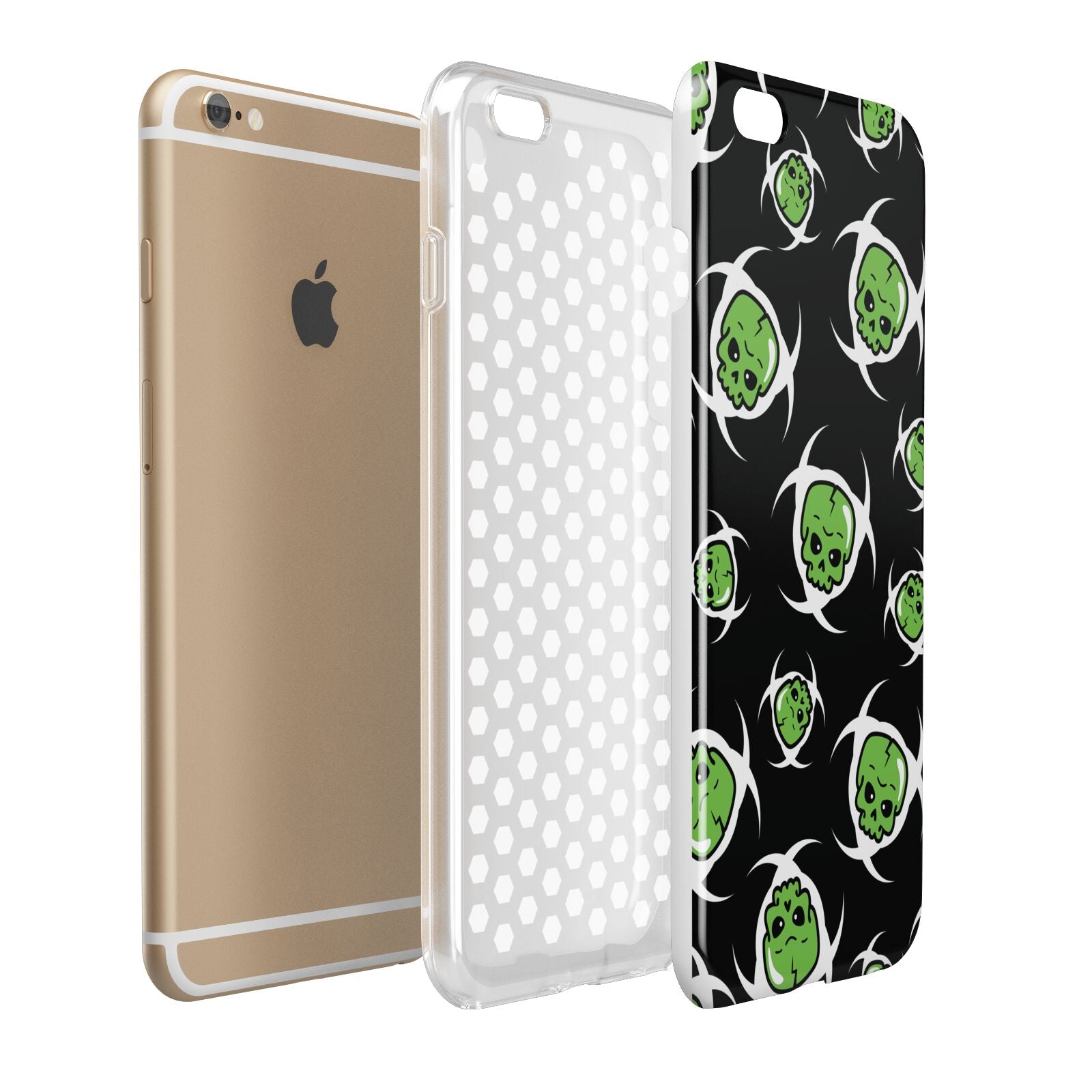 Toxic Skulls Apple iPhone 6 Plus 3D Tough Case Expand Detail Image