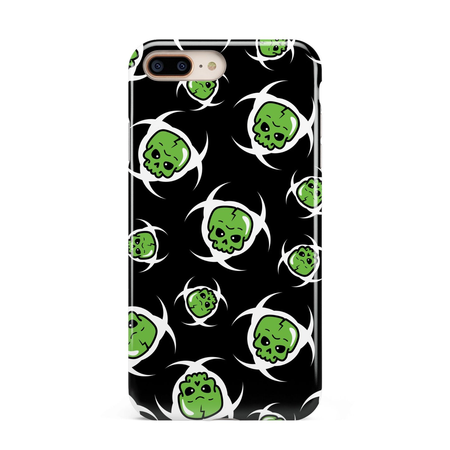 Toxic Skulls Apple iPhone 7 8 Plus 3D Tough Case