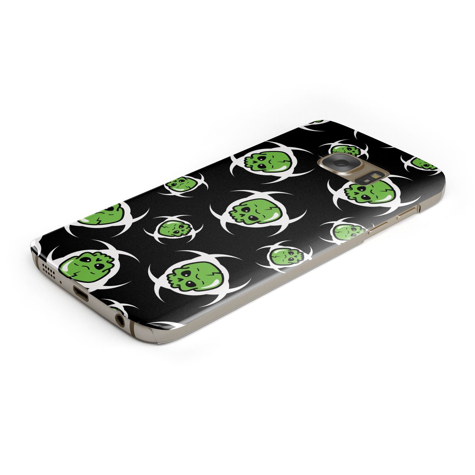 Toxic Skulls Samsung Galaxy Case Bottom Cutout