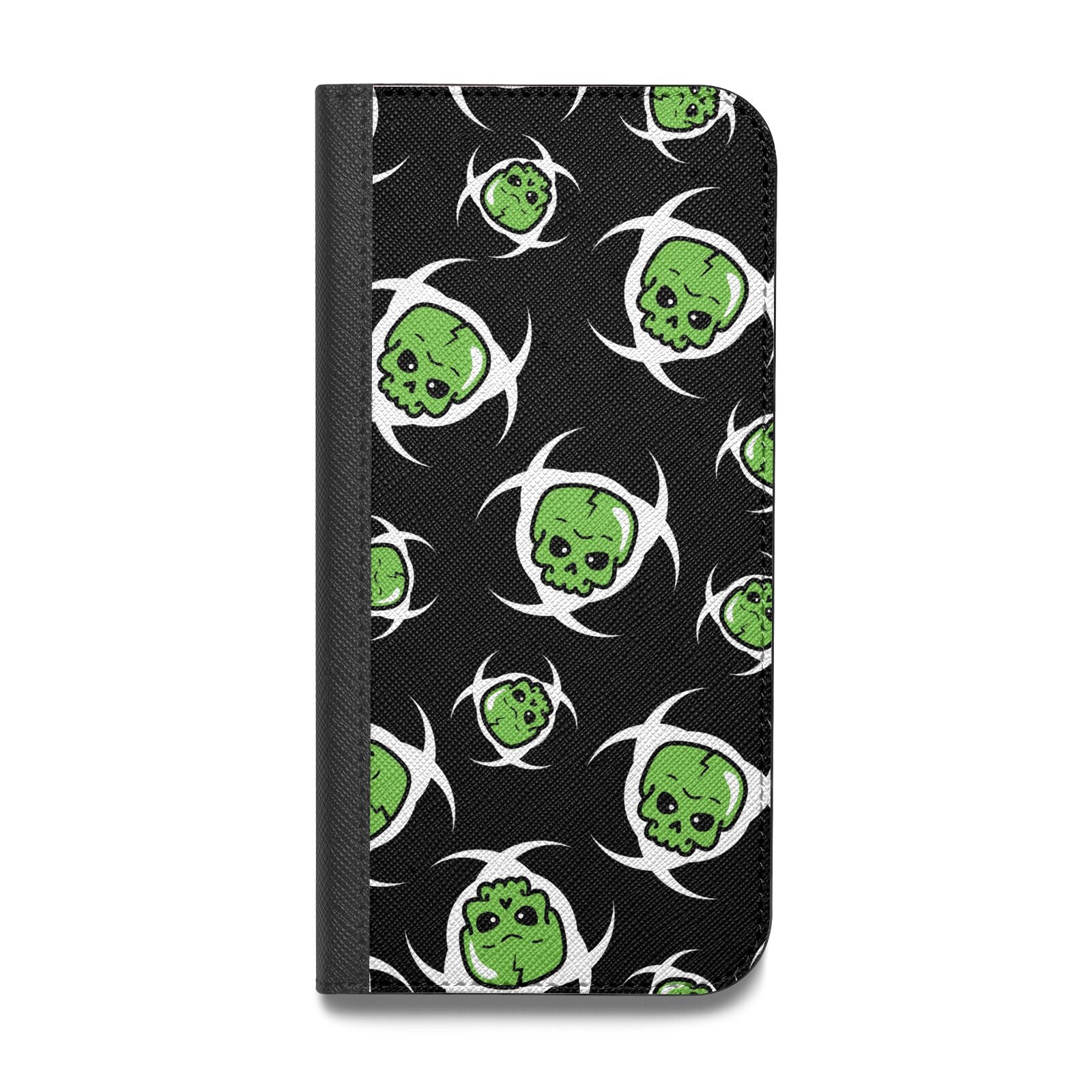 Toxic Skulls Vegan Leather Flip Samsung Case