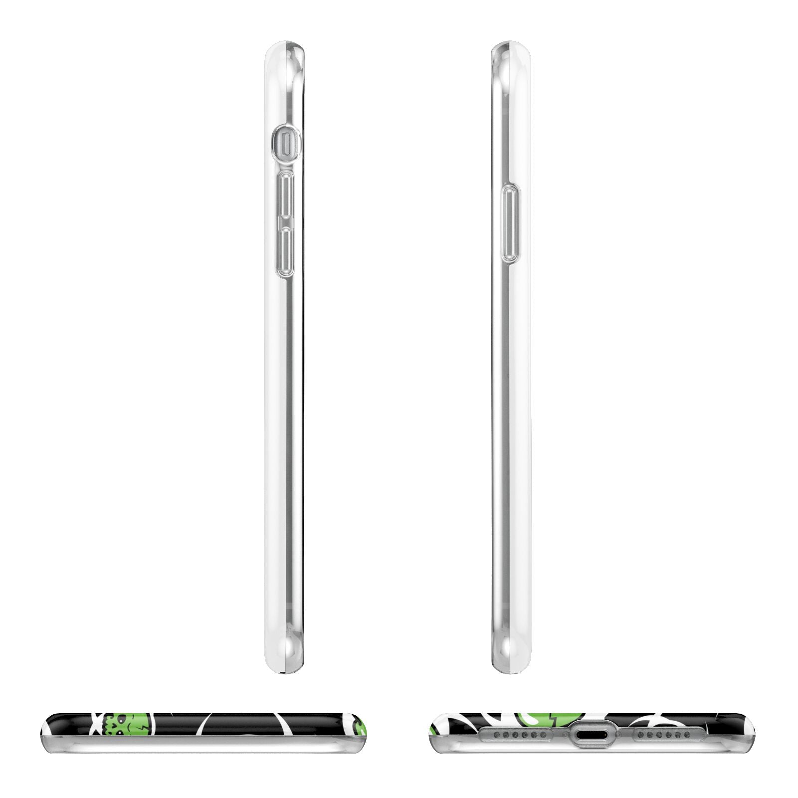 Toxic Skulls iPhone 11 Pro 3D Tough Case Angle Images