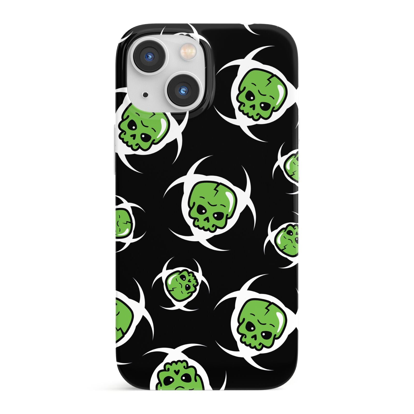 Toxic Skulls iPhone 13 Mini Full Wrap 3D Snap Case