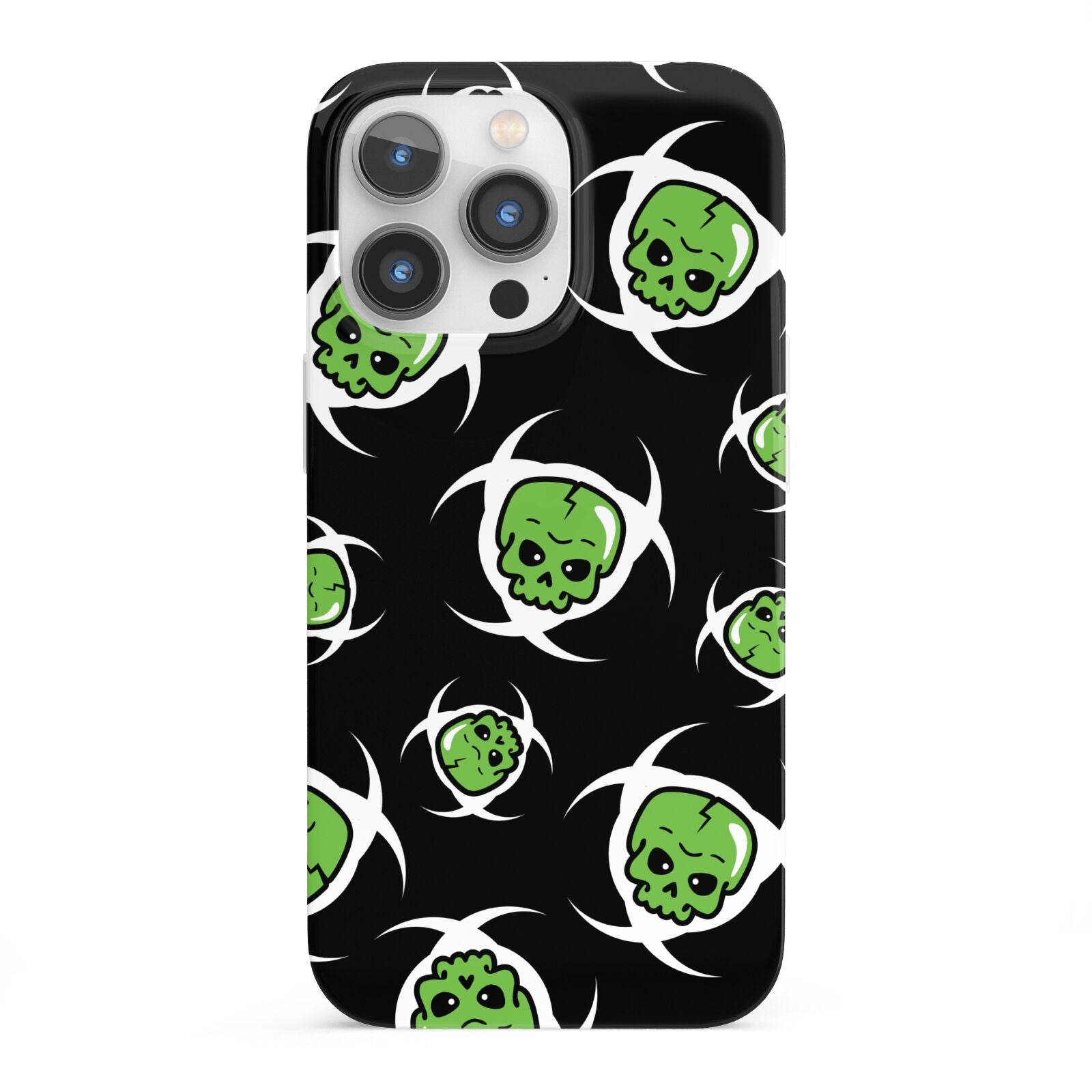 Toxic Skulls iPhone 13 Pro Full Wrap 3D Snap Case