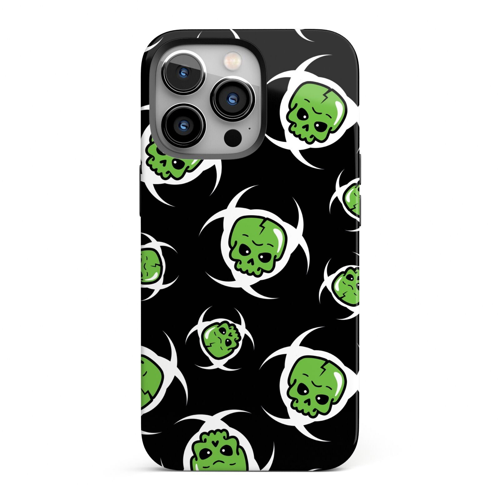 Toxic Skulls iPhone 13 Pro Full Wrap 3D Tough Case
