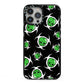 Toxic Skulls iPhone 13 Pro Max Black Impact Case on Silver phone