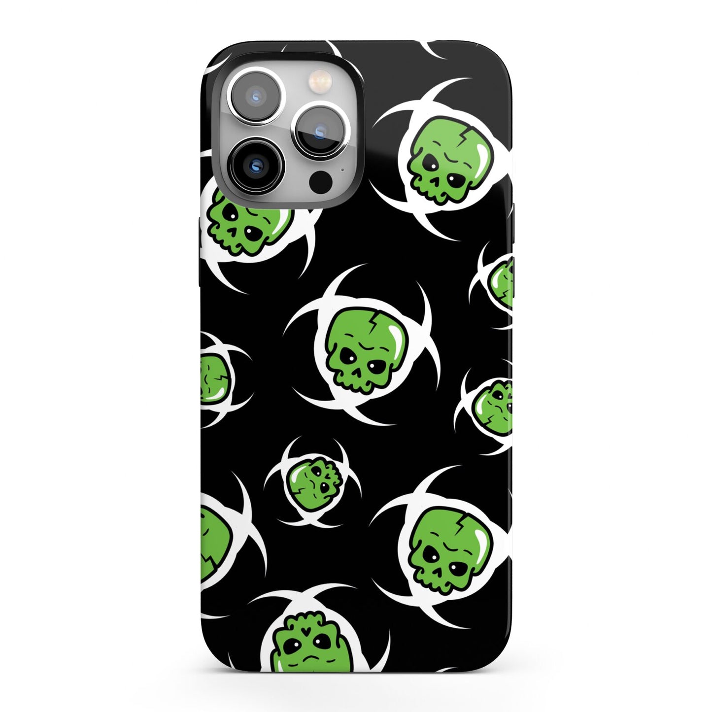Toxic Skulls iPhone 13 Pro Max Full Wrap 3D Tough Case